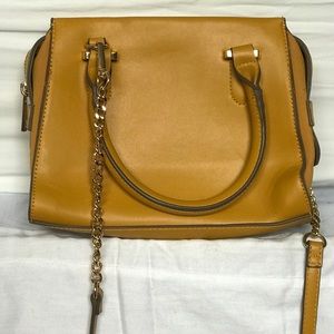 Mini yellow crossbody purse